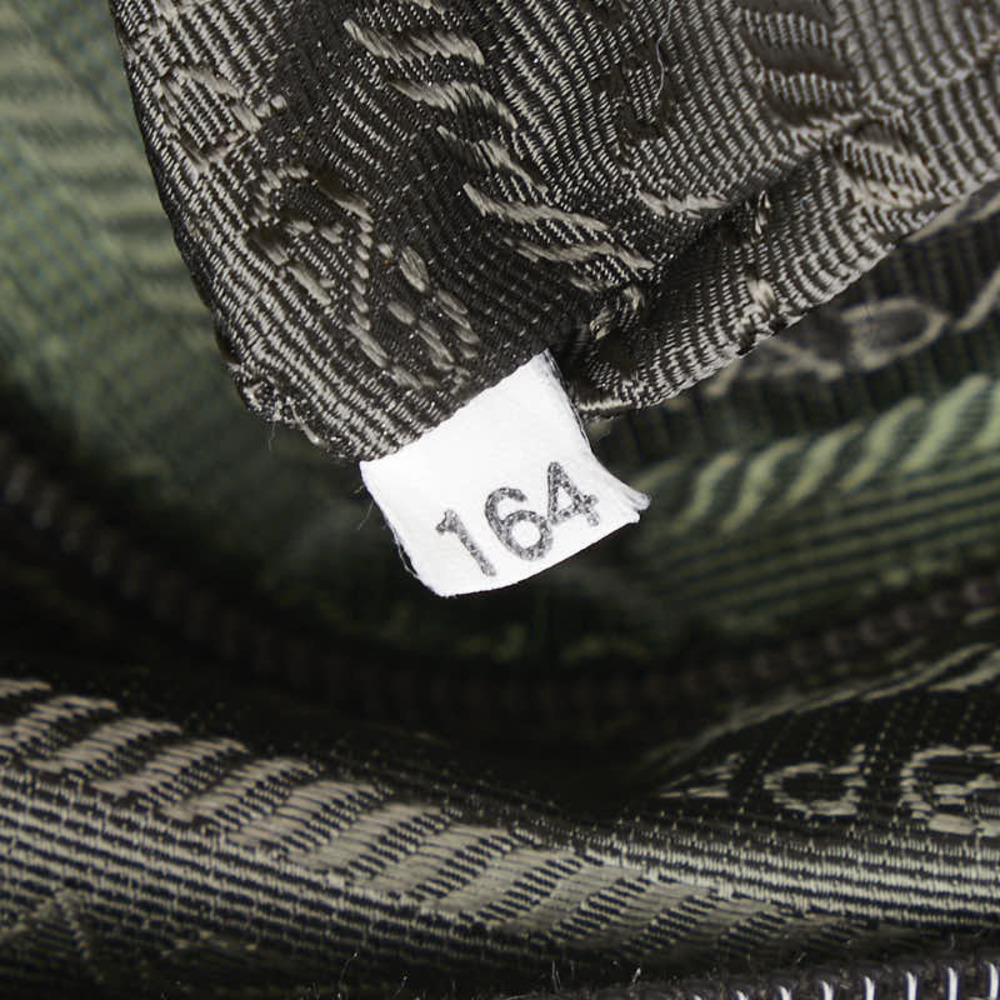 Prada Triangular Logo Shoulder Bag Messenger Khak… - image 8